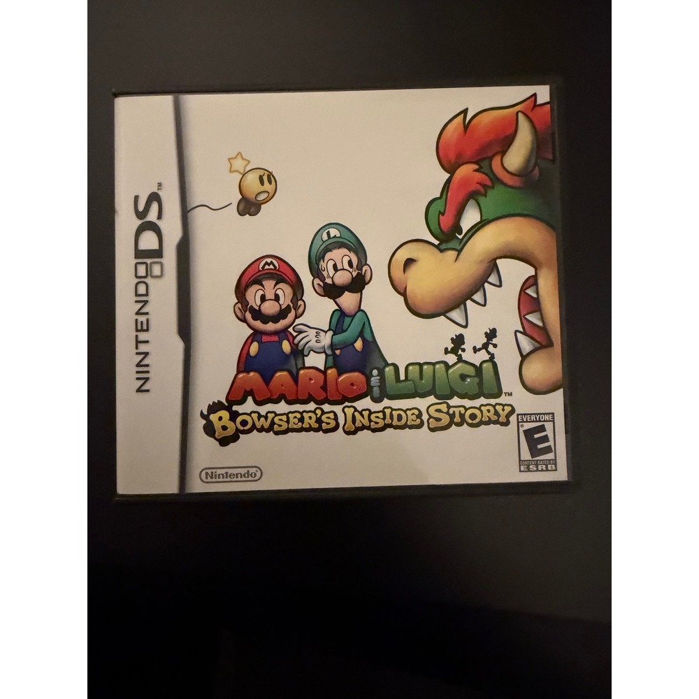 Mario & Luigi Bowser's Inside Story Nintendo DS CIB Complete Manual NTSC